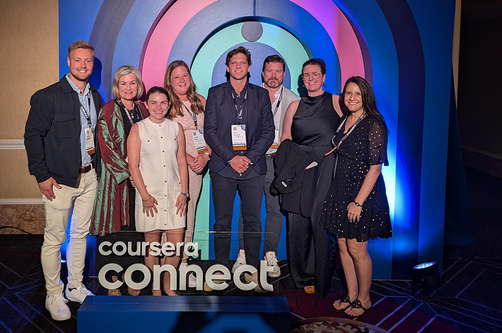 2024 Coursera Connect Team: Construct Education Photograph